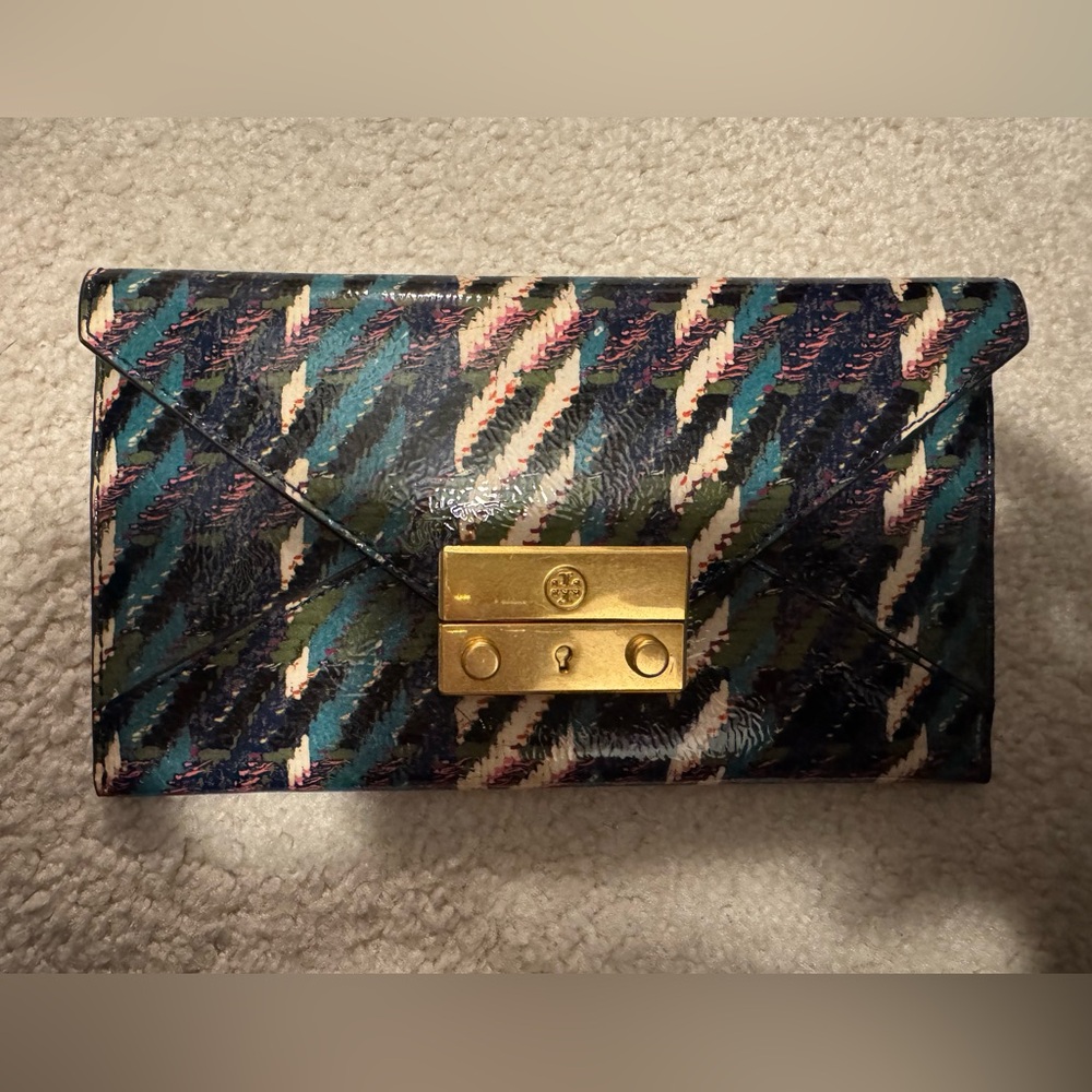 Tory Burch Juliette Tweed Envelope Pouch